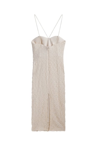 Vestito a corsetto strutturato con spalline Studio  - Beige