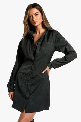 Abito a camicia - Nero