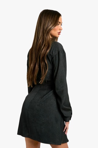 Abito a camicia - Nero
