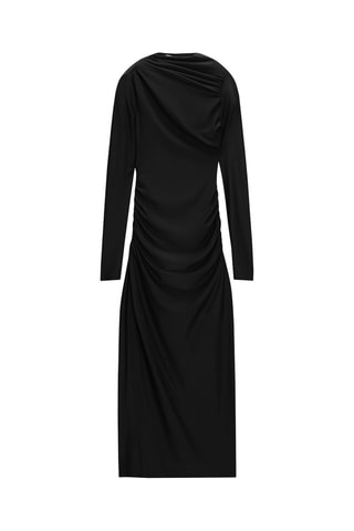 Abito drappeggiato - Nero