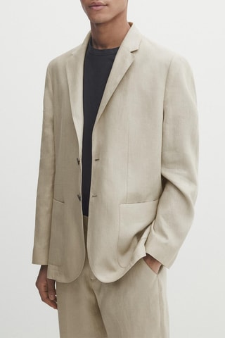 Giacca in lino - Beige