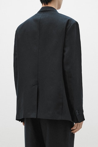 Giacca in lino - Nero
