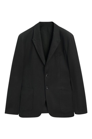 Giacca in lino - Nero