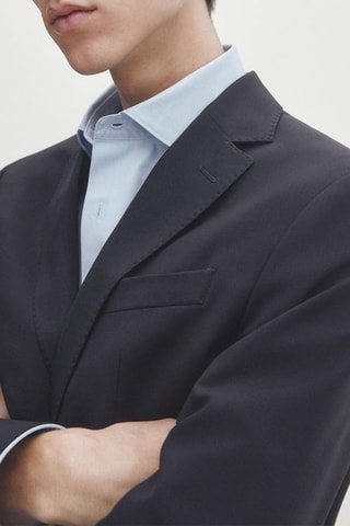 Giacca da completo in lana - Navy