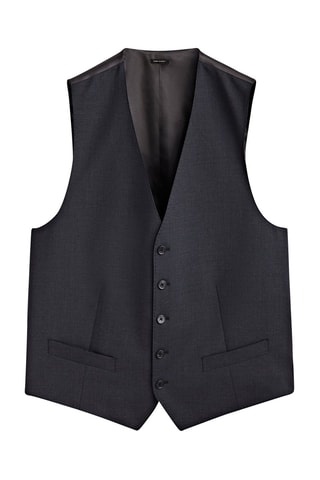 Gilet da completo in lana - Nero