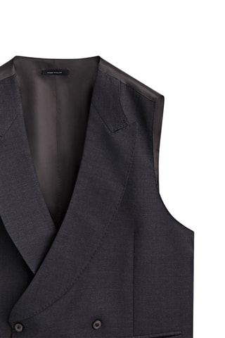 Gilet da completo in lana - Antracite