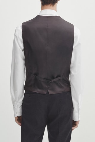 Gilet da completo in lana - Antracite