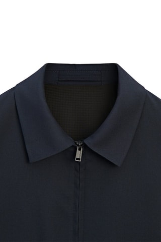 Giubbotto in lana - Navy