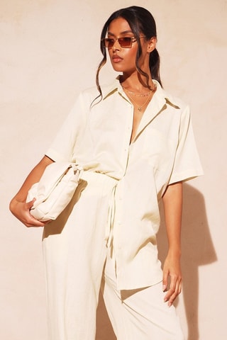 Camicia oversize - Ecrù