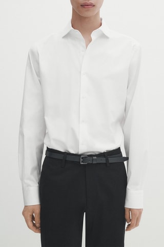 Camicia regular - Bianco
