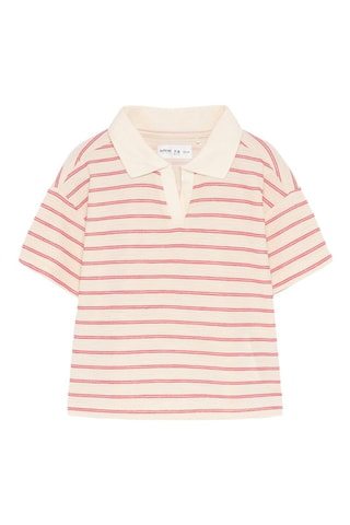 Polo - Ecrù e rosa