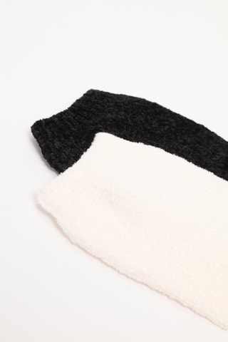 2 paia di calze - Bianco e nero