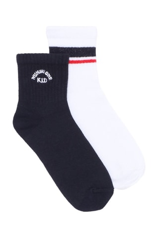 2 paia di calze - Navy e bianco