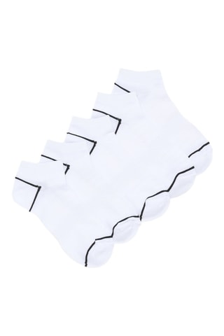 5 paia di calze - Bianco e nero