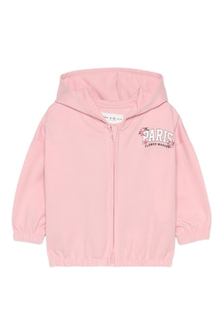 Felpa con cappuccio - Rosa