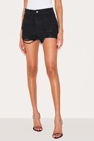 Shorts in jeans - Nero
