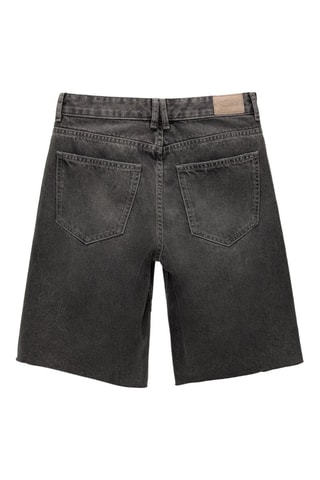 Bermuda in jeans - Grigio scuro