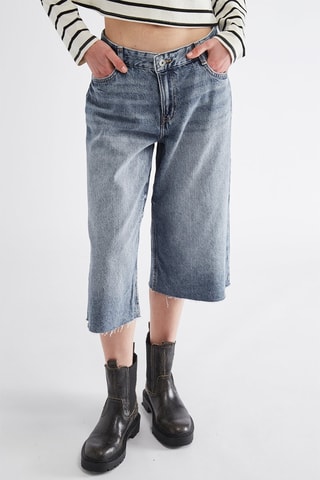 Bermuda in jeans - Blu