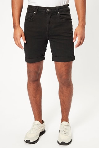 Bermuda skinny in jeans - Nero