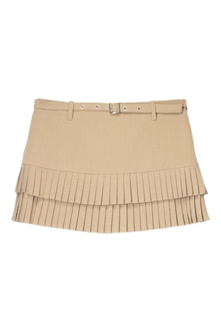 Minijupe - Beige