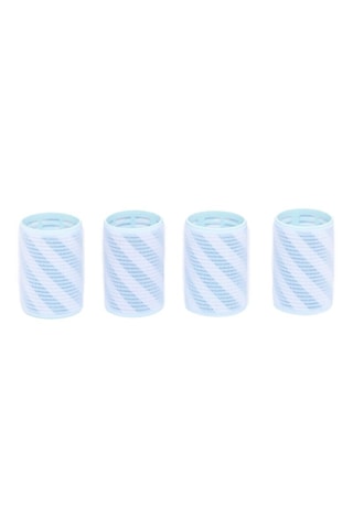 4 bigodini - Azzurro