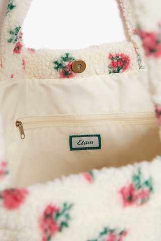 Sac à main Willan - Ecru et vert foncé - Etam