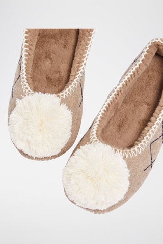 Chaussons Manille - Gris clair - Etam