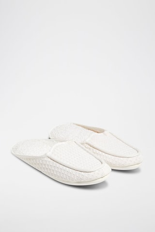 Pantoufles Abeille - Blanc
