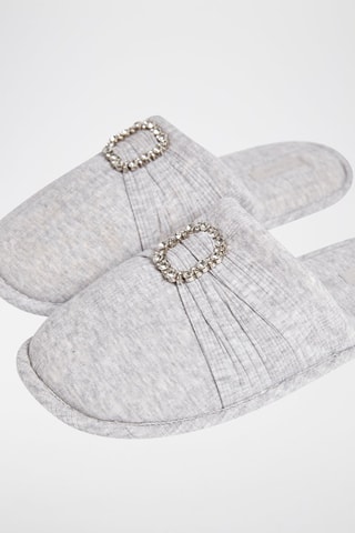 Pantoufles  - Essentiels Chic - Gris - Etam