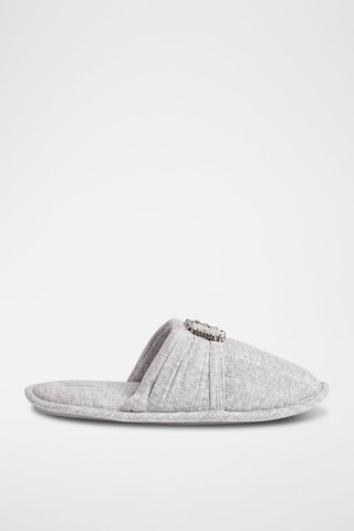 Pantoufles  - Essentiels Chic - Gris - Etam