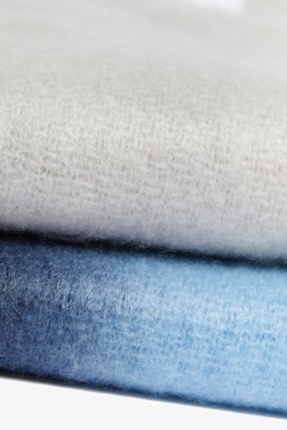 Écharpe dip and dye Jim - Cinzento e azul