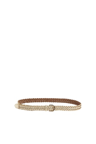 Ceinture en cuir Faden - Doré