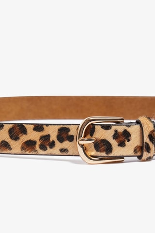Ceinture en cuir - Beige
