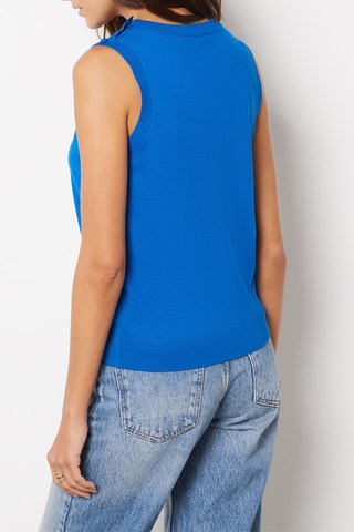 Pull sans manches - Bleu - Etam