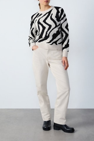 Jersey Abstract Poetry - Negro y blanco