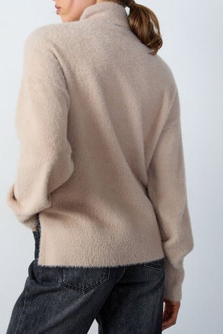 Pull Abstract poetry - Beige