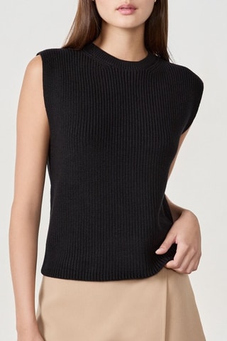 Pull sans manches Timeless Summer - Noir