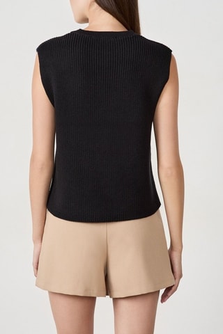 Pull sans manches Timeless Summer - Noir