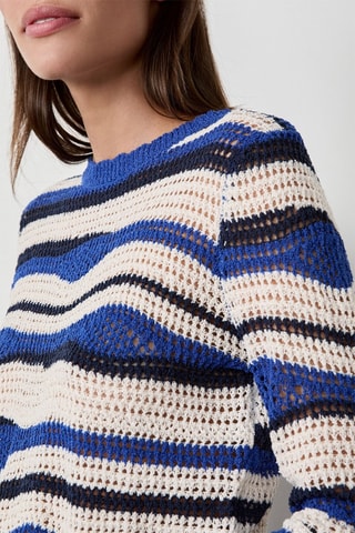 Camisola Mordern Gypset - Bege e azul-marinho