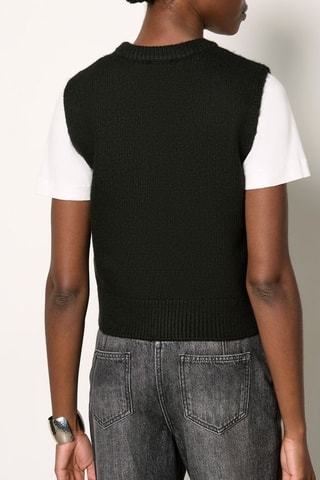 Pull sans manches Essentiel - Noir