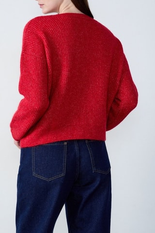 Jersey Boulevard beaumarchais - Rojo jaspeado