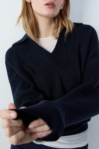 Pull RDV Au Studio - Bleu nuit