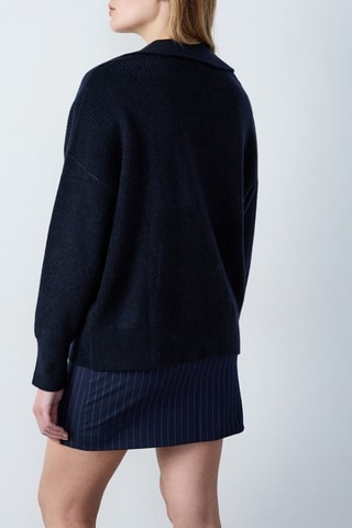Pull RDV Au Studio - Bleu nuit