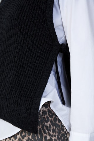 Pull sans manches Abstract Poetry - Noir