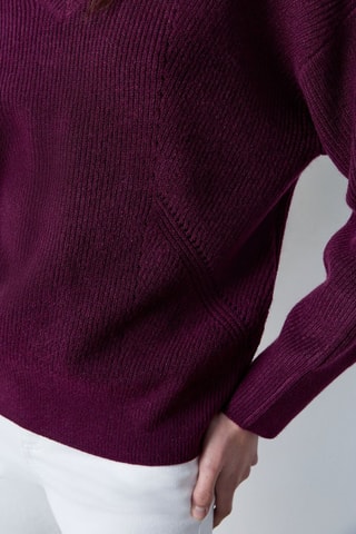 Pull Marche Aux Fleurs - Violet