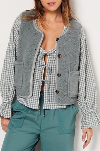 Gilet sans manches Winter - Vert d’eau - Etam