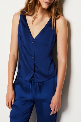 Gilet de costume Chiqui - Bleu marine - Etam