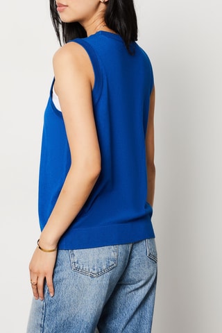 Gilet sans manches - Bleu roi - Etam