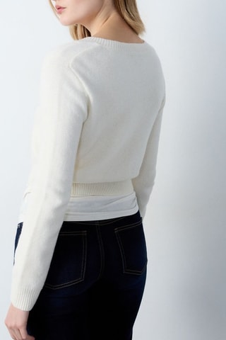 Gilet en laine Essentiel - Blanc