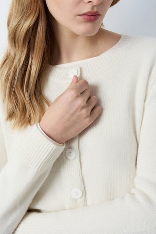Gilet en laine Essentiel - Blanc